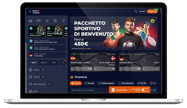 the nine casino scommesse online